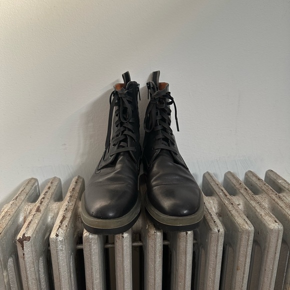 Leather Combat Boots - Picture 4 of 7